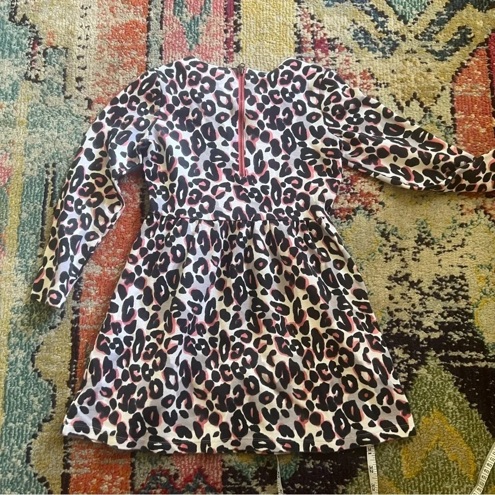 Gymboree Girls Kitty in Pink Leopard Print Dress - Size 10